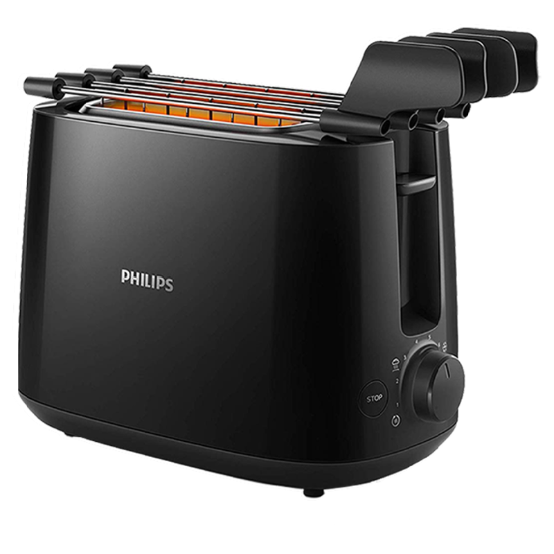 Buy PHILIPS Daily Collection 550 650W 2 Slice Pop Up Toaster With